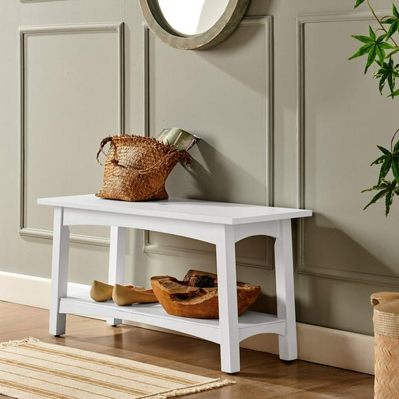 Craftsbury 36" W Wood Entryway Bench