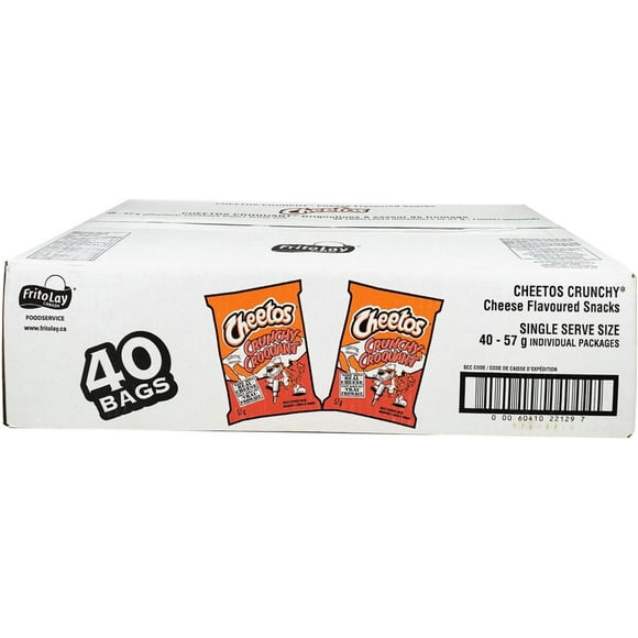 Cheetos Crunchy Croqant Chips, 57 Gram Pack of 40