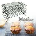 thumbnail image 1 of Heat  Baking Rack, Cooking Tray Cooling Rack, Iron Kitchen Accessory for Cooling Biscuits, Cakes, Pies Home 40x25x9cm, 1 of 8