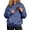 F28-Navy, variant on FYDUU Hoodies for Women Cozy Front Pocket Sweatshirt Solid Color Hoodie Pullover Top - Hooded Sweatshirts Womens Fall Winter Clothes