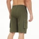 thumbnail image 5 of Pantalones Cortos para Hombre de Cintura Elástica con Bolsillos Pantalones de Verano Casuales de Color Sólido, Poliéster Ligero de Moda para la Playa, la Natación Y el Uso Diario, 5 of 6