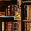 thumbnail image 4 of WHEANG Book Tavern Signs – Genre Shelf Labels With Hanging Brackets Handmade Halloween Categorize Books Bookshelf Signs Bookshelf Accessories Halloween Decor, 4 of 5