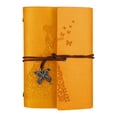 thumbnail image 2 of Clearance Under $5 PU Leather Blank Journal Notebook,Butterfly Embossed Cover with 150 Unlined Pages,for Travel Diary & Creative Sketching,1pc,Orange, 2 of 9