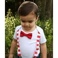 thumbnail image 5 of Noah's Boytique Circus First Birthday Outfit Carnival Theme Red Aqua Stripes Clothes Cake Smash 12-18 Months, 5 of 5