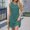 Green, variant on Solid Color Round Neck Sleeveless Dress Midi Dress Plain Summer Dresses Women Vintage Dress Business Dress with Pockets Ruffle Dress Summer Tunic Dress Ladies Summer Dresses Women's Summer Dresses