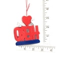 thumbnail image 2 of KSA Club Pack of 12 Red and Blue Essential Worker Christmas Ornaments 3.25", 2 of 2