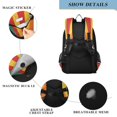 thumbnail image 4 of FORMRS Unisex School Backpack 17" Student Travel Bag with Laptop Compartment, Black Cat, 4 of 7