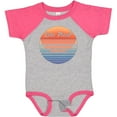 thumbnail image 3 of Inktastic Lake Placid Retro Sunset Boys or Girls Baby Bodysuit, 3 of 5
