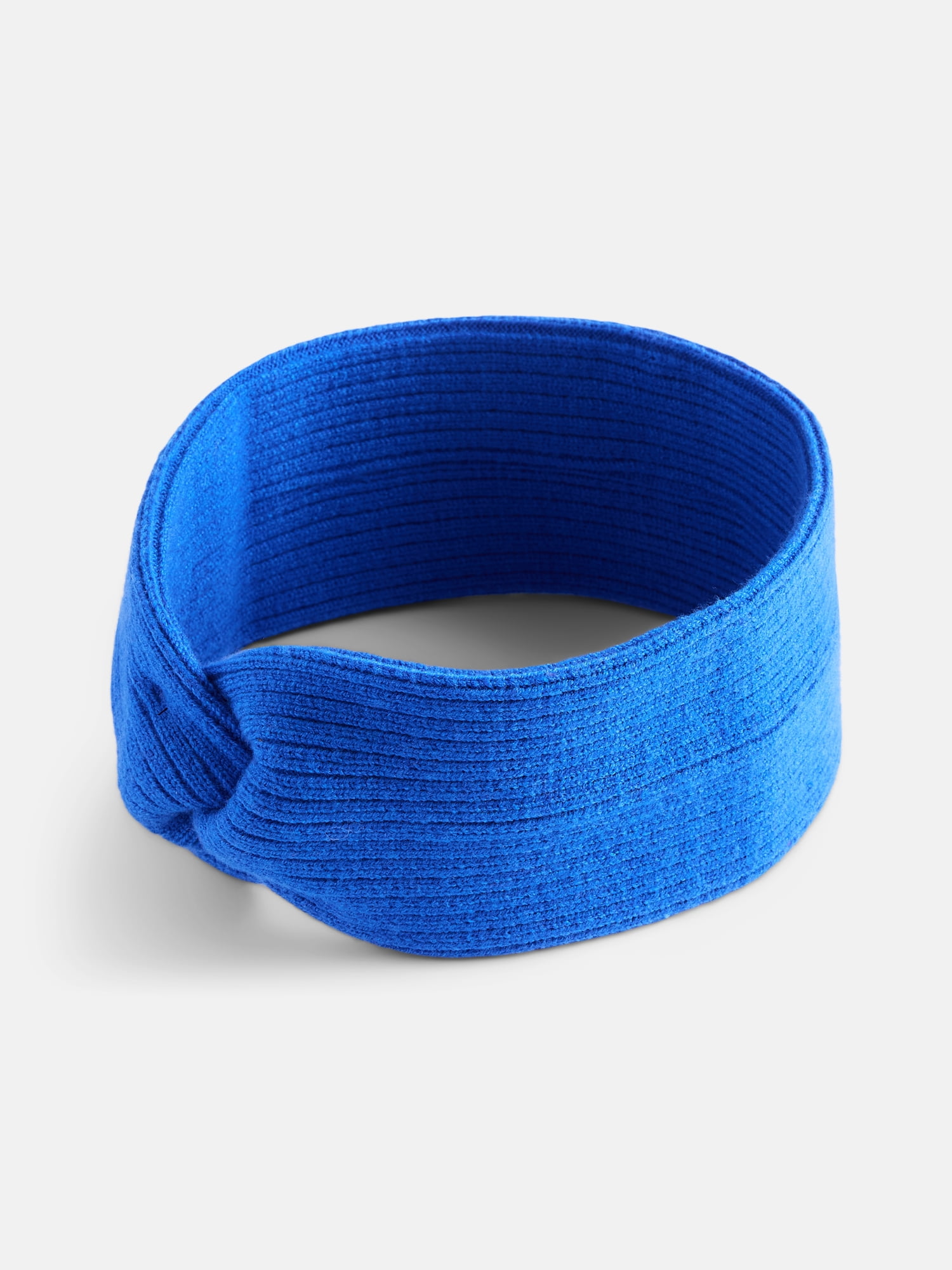Scenario Women's Knit Twist Headwrap, Blue Fire
