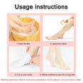 thumbnail image 6 of Smart Home Buy Silicone Moisturizing Foot Socks - Beach Water Shoes for Men/Women (Size 35-43), Anti-Slip Aqua Socks with Heel Repair Membrane, Reusable Spa Sleeves for Cracked Skin Care, 6 of 6