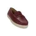 thumbnail image 1 of MOCASIN CASUAL VESTIR DE MUJER VINO PIEL MARCA LEON 1011, 1 of 4