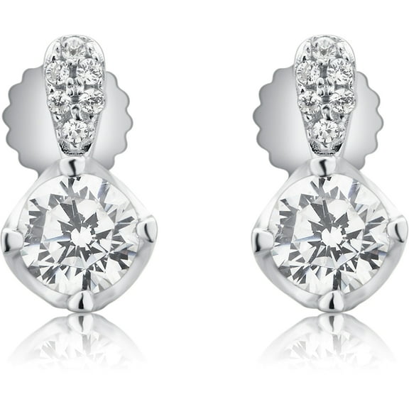 Cubic Zirconia Sterling Silver Fashion S