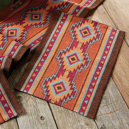 Mojave Sun Southwestern Placemat Rustic Kitchen Decor Walmart Com