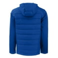 thumbnail image 3 of Men's-Cutter & Buck  Blue Seattle Sounders FC Evoke Hybrid Eco Softshell Recycled Full Zip Hooded Jacket, 3 of 3