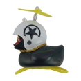 thumbnail image 3 of Pato Decorativo Negro Con Casco Modelo 2, 3 of 4