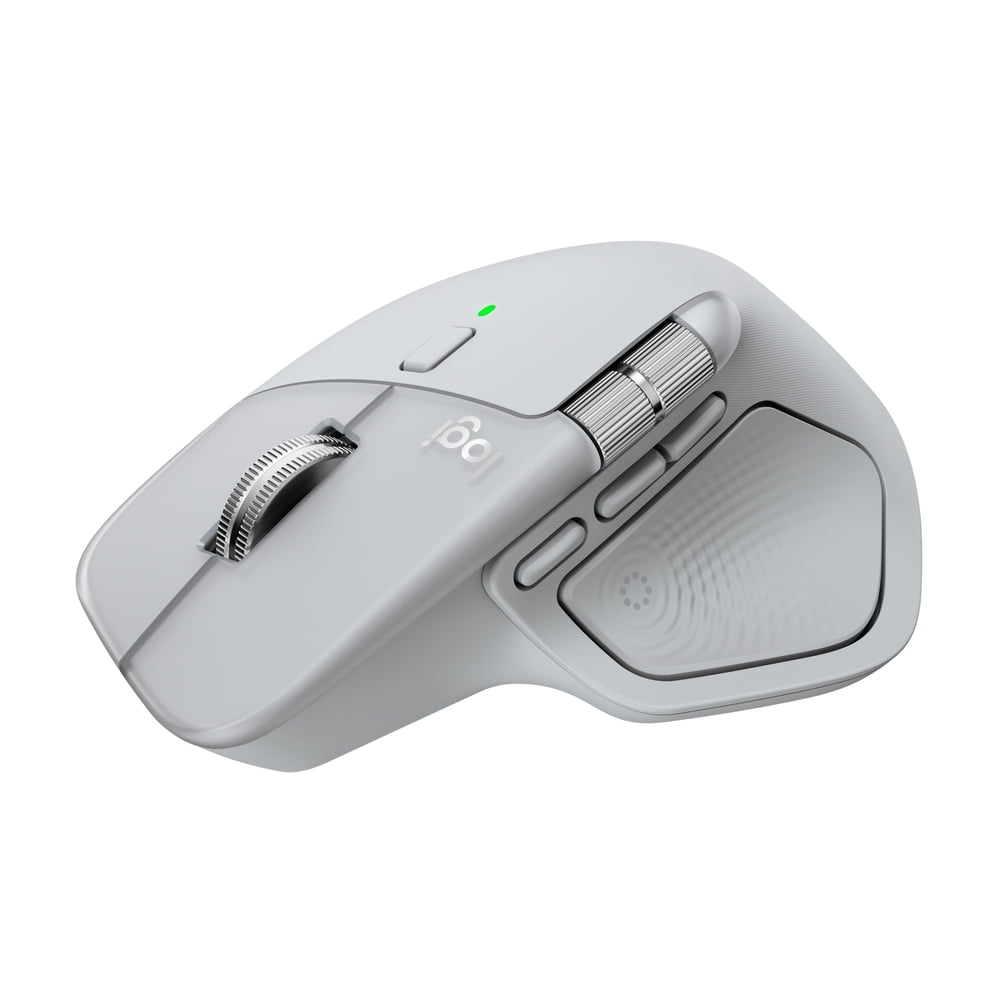 Logitech MX Master 4, Ergonomic Wireless Mouse with Advanced Performance Haptic Feedback, Pale Gray