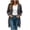 Dark Gray, variant on Binmer Women’s V Neck Open Front Long Knit Cardigan Long Sleeve Casual Mid Length Outerwear,Sizes S-2XL