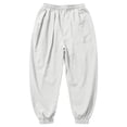 thumbnail image 4 of Boys Harem Jogger Pants Lightweight Loose Fit Sweatpants Elastic Cuff Breathable Summer Bottoms 2-14 Years, 4 of 5