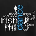 thumbnail image 3 of CafePress - Irish Dance Words Pajamas - Women's Short Sleeve Print T-Shirt and Pants Dark Cotton Pajama Set, 3 of 7