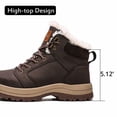 thumbnail image 6 of Visionreast Men Womens Winter Snow Boots Insulated Outdoor Hiking Shoes Faux Fur Lined Warm Boots, 6 of 8