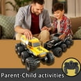 thumbnail image 3 of 1:12 Large Amphibious Remote Control Car Monster Truck - 8WD All Terrain Waterproof RC Toy for Kids, 7.4V High-Speed Remote Control Car for Boys Girls Ages 6-12, Perfect Birthday Gifts, 3 of 7