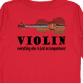 thumbnail image 4 of Inktastic Violin Humor Music Boys or Girls Long Sleeve Toddler T-Shirt, 4 of 5