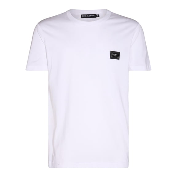 Dolce & Gabbana Logo Plaque T-Shirt – White (Men's)