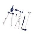 thumbnail image 2 of enqiretly 7Pcs/Set Adjustable Precision Drawing Compass Set Compass Set Architecture Math for School Office Drafting, 2 of 9