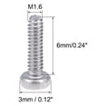 thumbnail image 3 of Unique Bargains M1.6x6mm Machine Screws Pan Phillips Head Screw Fasteners Bolts 50Pcs, 3 of 3