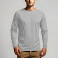 thumbnail image 6 of Lumeqa Mens UPF 50+ UV Sun Protection Shirts Outdoor Long Sleeve SPF Rash Guard for Fishing Hiking Swimming Running Gray XXL, 6 of 6