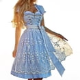 thumbnail image 1 of Costume Oktoberfest pour Femmes Robe Dirndl Allemande Costume Robe Carnaval Bavarois Fête, 1 of 5