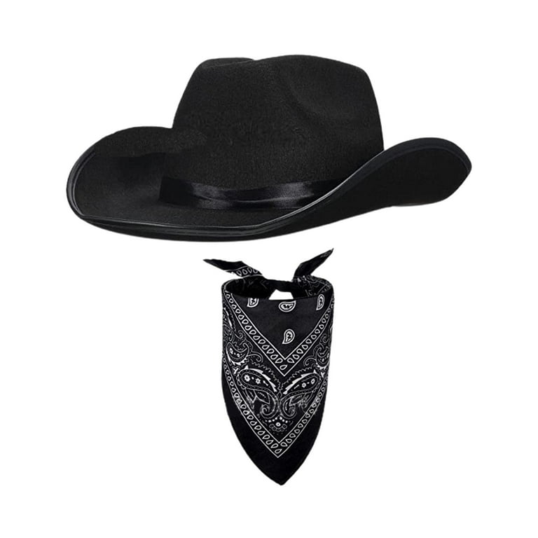 Black cowboy cheap hat walmart