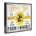 thumbnail image 3 of Stupell Industries French Country Rustic Honey Bee & Flower Black Framed Giclee Art, 14 x 11, by Creatif Belle, 3 of 8