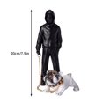 thumbnail image 2 of ¡Oferta por Tiempo Limitado!, Estatua de hombre y perro paseando al perro Estatua caminando con el perro Para los amantes de los perros Amistad entre un hombre y un perro Akmoler, 2 of 6