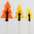 thumbnail image 3 of Coxeer Cake Topper Set Felt Plant Cute Cake Pick Cupcake Decoration Stick for Birthday, 3 of 10