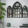 thumbnail image 4 of Pcapzz 3Pcs Wall Arch Mirrors Set Gothic Wall Mirror Decor Cathedral Arched Mirror Decor Decorative Arched Wall Mirror for Living Room Bedroom Entryway Bathroom Vanity, 4 of 11