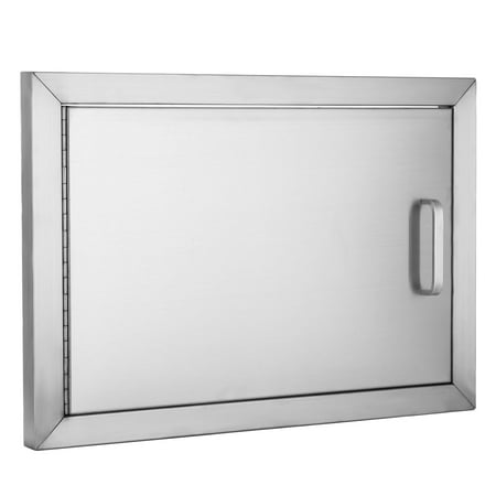 - VEVOR BBQ Access Door 304 Stainless Steel BBQ Island Door Single Horizontal Door Left-Hinged Access Door 20