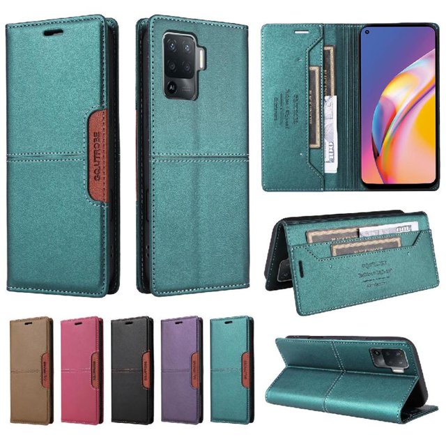 Étui pour FOXDOCK OPPO A94 5G RFID Blocage Portefeuille Flip Cover Antichoc