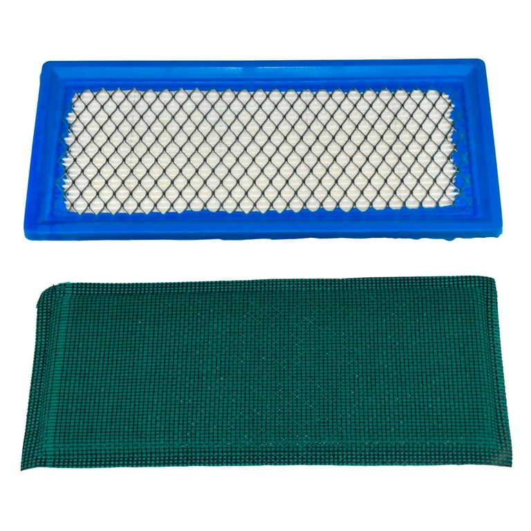 HQRP 2-pack Flat Cartridge Filter with Pre-filter for Briggs