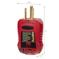 thumbnail image 5 of Gardner Bender GFI-3501, 110-125V AC Red Circuit Tester, 5 of 6