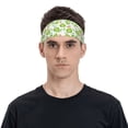 thumbnail image 4 of Uemuo Kawaii Avocado Printed Sports Headbands for Men Women,Moisture Wicking Workout Headband, Sweatband Headbands,Non-slip Workout Gym Yoga Headband, 4 of 9