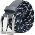 thumbnail image 3 of Men's Stretch Woven Braid Belt, Woven Elastic Golf Belt For Hunting Pants Casual Shorts Jeans, 3 of 7