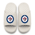 thumbnail image 2 of Unisex ISlide Cream Winnipeg Jets Primary Motive Slide Sandals, 2 of 5