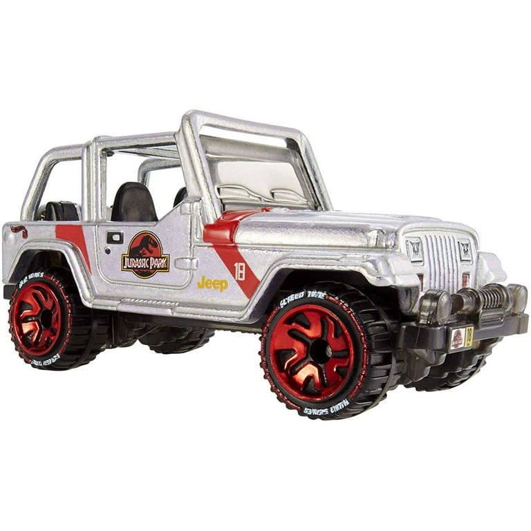Hot Wheels ID Vehicle Jurassic Park Jeep with Embedded NFC Chip, 1