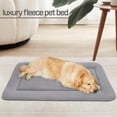 thumbnail image 2 of PROCIPE Large Dog Bed Crate Mat 42" Washable Pet Bed Anti-Slip Dog Kennel Mat Purple Grey, 2 of 7