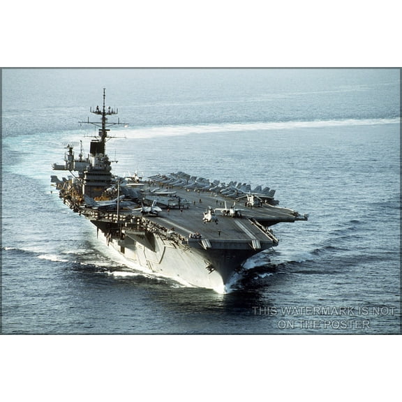 24"x36" Gallery Poster, USS Saratoga (CV-60)