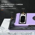 thumbnail image 6 of TECH CIRCLE Heavy Duty Case For Google Pixel 9 Pro/Pixel 9, Dual Layer Hybrid Rugged Protective Cover With 360° Ring Kickstand Magnetic Car Mount for Google Pixel 9 Pro/Pixel 9 6.3" 2024,Purple, 6 of 7