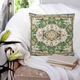 thumbnail image 3 of Green Boho 24x24 Pillow Covers Set of 2, Vintage Ethnic Tribe Southwestern Throw Pillow Covers Decorative Couch Cushion Case, Microfiber Square Pillowcases for Bedroom Car Living Room, 3 of 7