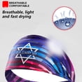 thumbnail image 3 of Workout Sweatband Athletic Mens Headband for Running, Cycling, Basketball, Gym Exercise, Football, 3 of 6
