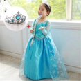 thumbnail image 1 of Disfraz de princesa Elsa para niñas, vestido de fiesta de carnaval, Halloween, cumpleaños, 3 a 10 años, 2023 Fivean unisex, 1 of 2